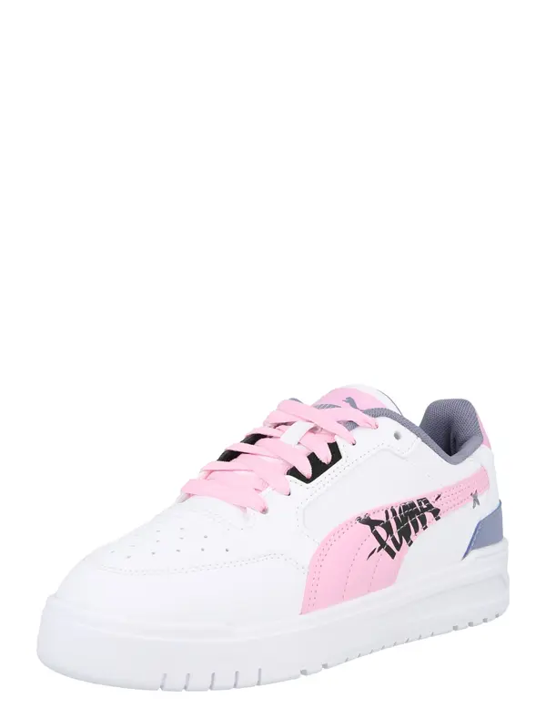 PUMA PUMA Tenisice 'Shuffle Downtown Lo Mid 90'  siva / roza / bijela