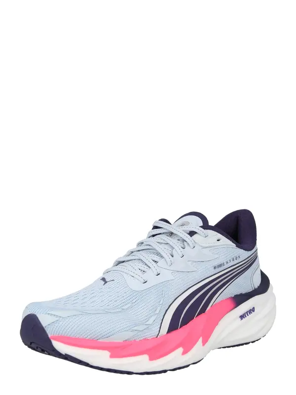 PUMA PUMA Tenisice za trčanje 'Puma x Hyrox Velocity Nitro™ 4'  mornarsko plava / golublje plava / srebrno siva