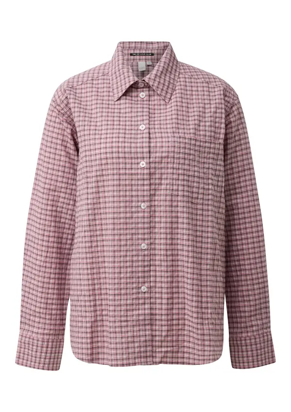 QS QS Bluza  boja pijeska / prljavo roza / crna