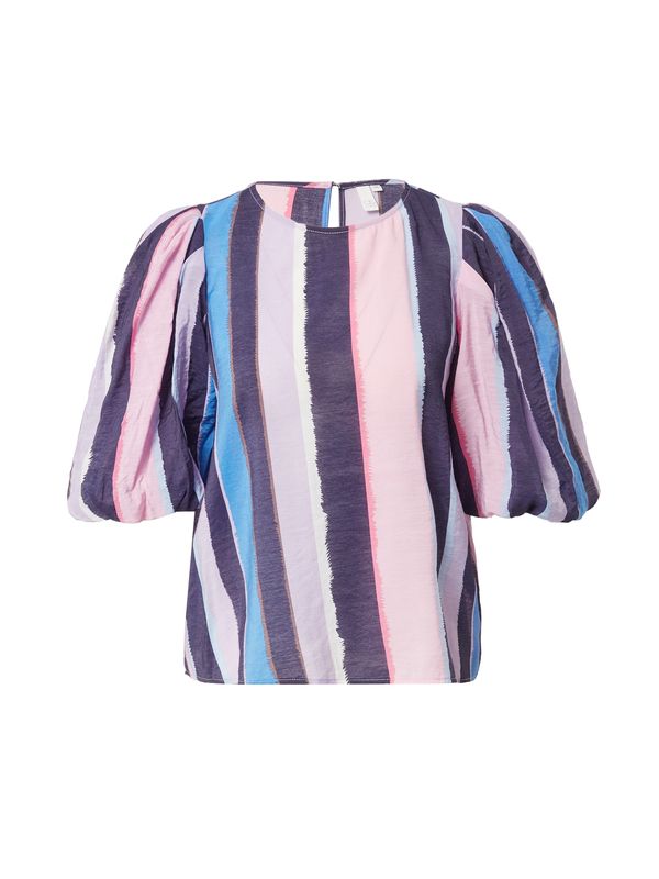 QS QS Bluza  morsko plava / azur / lila / roza