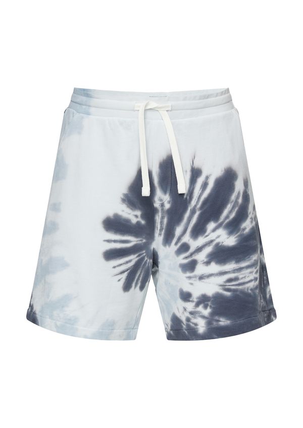 QS QS Hlače  mornarsko plava / pastelno plava / bijela