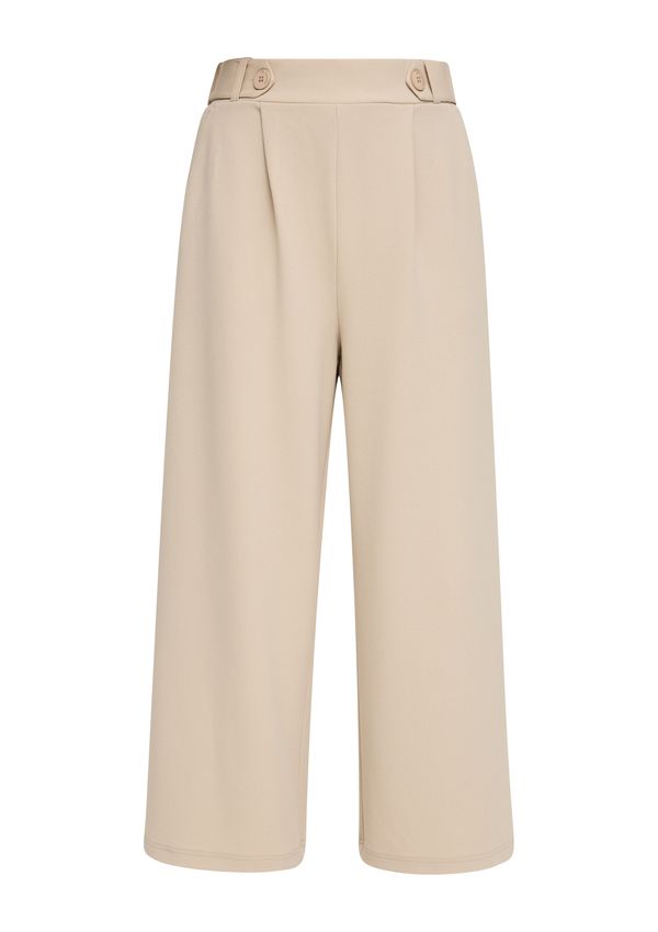 QS QS Hlače s naborima  bež