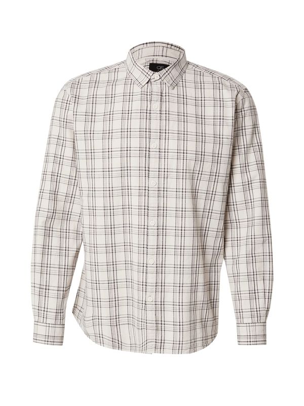 QS QS Košulja  antracit siva / svijetlosiva