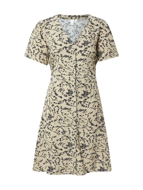 QS QS Košulja haljina  mornarsko plava / zelena