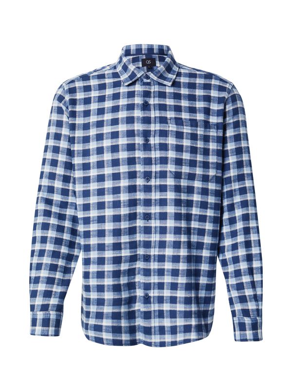 QS QS Košulja  svijetloplava / tamno plava / bijela