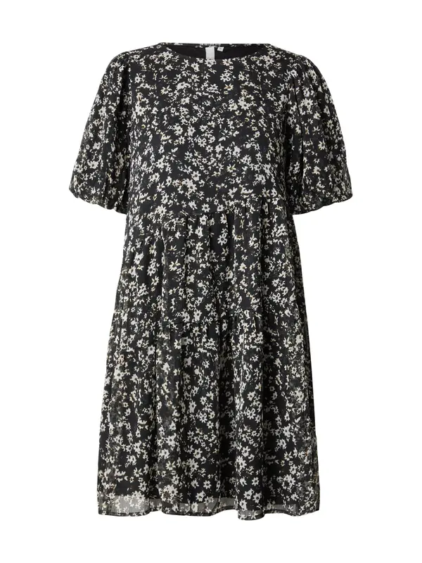 QS QS Ljetna haljina  antracit siva / crna