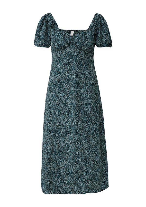 QS QS Ljetna haljina  pastelno plava / petrol / crna