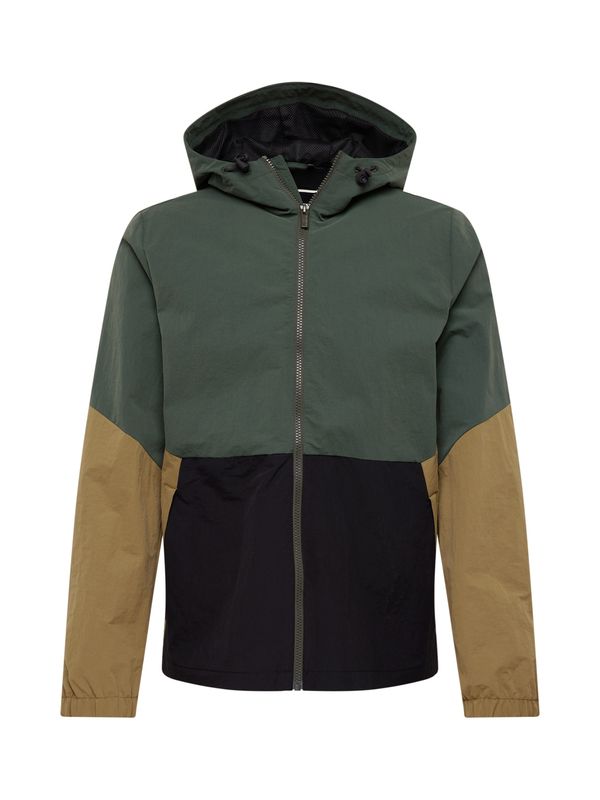 QS QS Prijelazna jakna  maslinasta / tamno zelena / crna