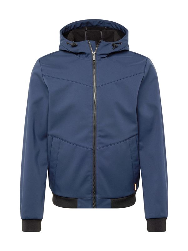 QS QS Prijelazna jakna  mornarsko plava / narančasta / crna / bijela