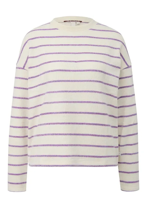 QS QS Pulover  boja pijeska / lavanda