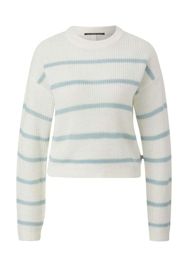 QS QS Pulover  boja pijeska / tirkiz