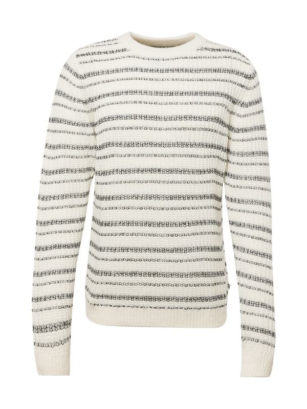 QS QS Pulover  siva / crna / vuneno bijela