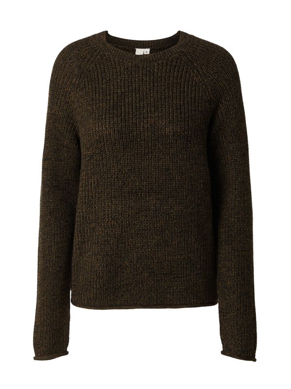 QS QS Pulover  zelena melange