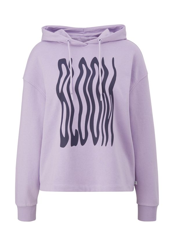 QS QS Sweater majica  lavanda / crna