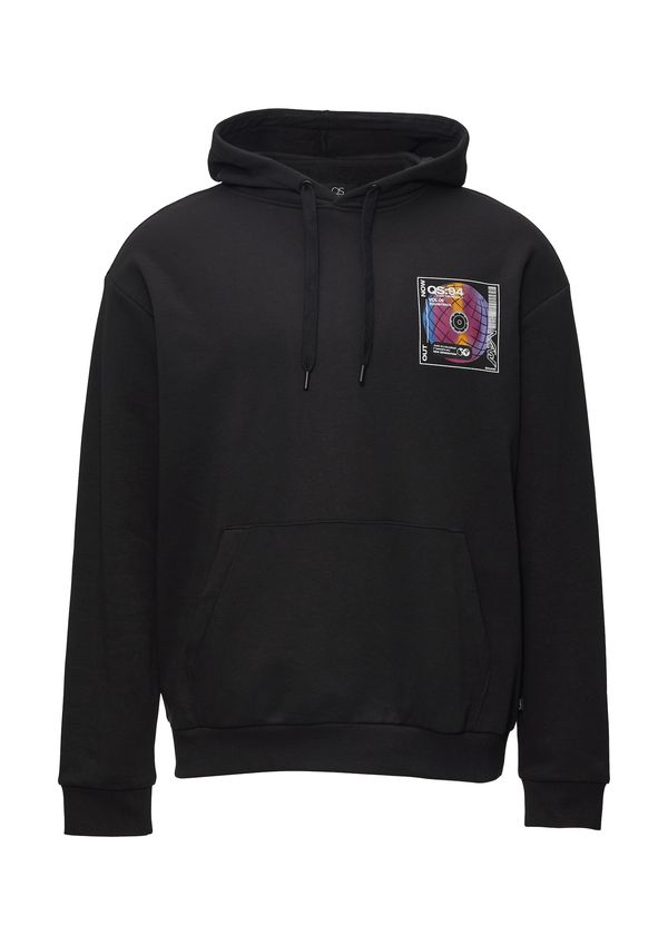 QS QS Sweater majica  plava / ljubičasta / narančasta / crna / bijela