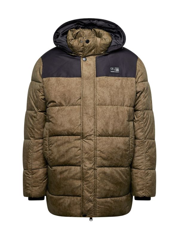 QS QS Zimska jakna  kaki / crna / bijela