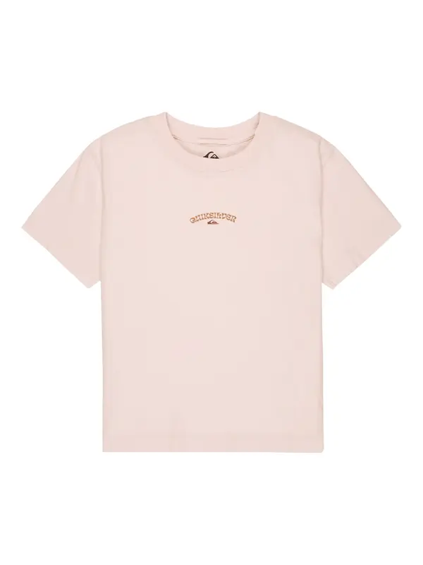 QUIKSILVER QUIKSILVER Majica  tamno bež / bordo / bijela