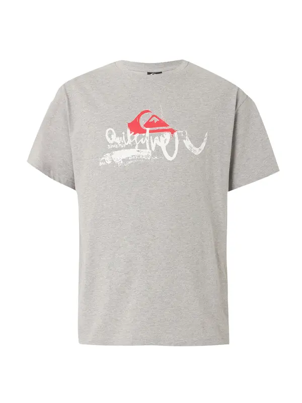QUIKSILVER QUIKSILVER Tehnička sportska majica 'YG DRIFTER'  siva / crvena / bijela