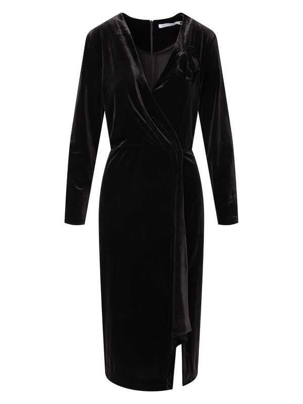 Quiosque Quiosque Haljina '4TN003'  crna / crna melange