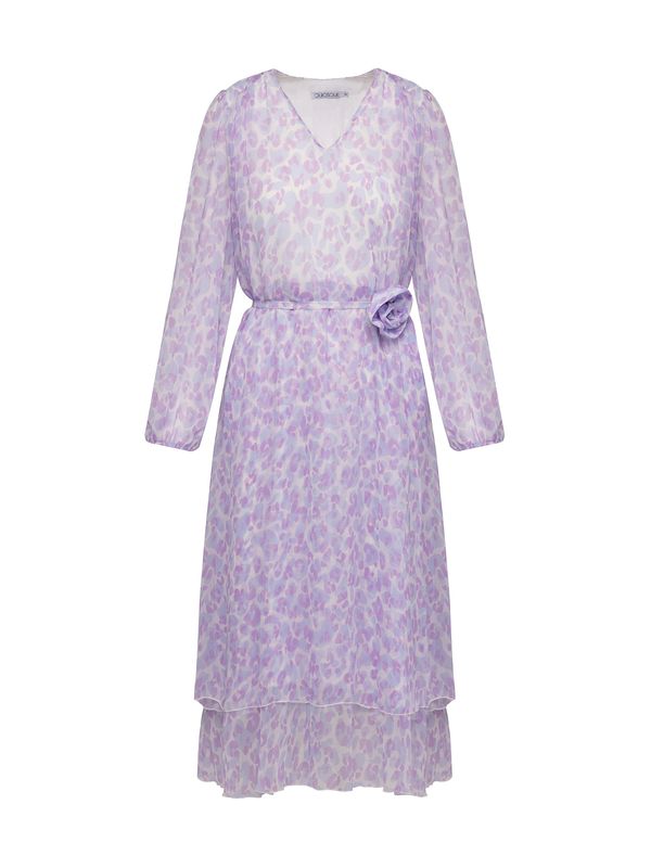 Quiosque Quiosque Ljetna haljina '4UC028'  pastelno ljubičasta / losos / prozirna