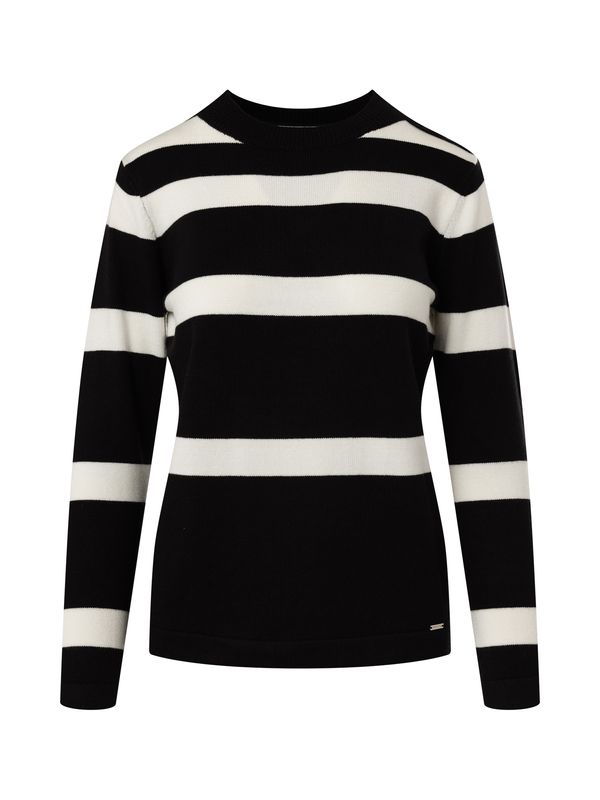 Quiosque Quiosque Pulover '6TP007'  crna melange / bijela