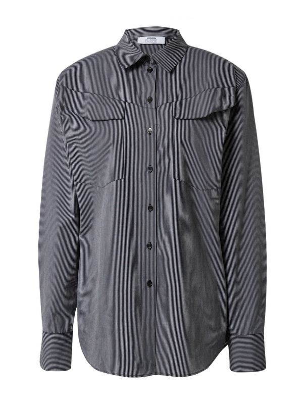 RÆRE by Lorena Rae RÆRE by Lorena Rae Bluza 'Emmy'  tamo siva / bijela