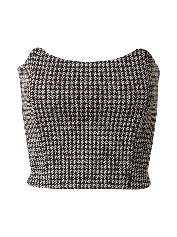 RÆRE by Lorena Rae RÆRE by Lorena Rae Top 'Edna'  crna / bijela