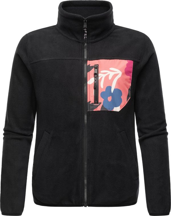 Ragwear Ragwear Flis jakna 'Appolo'  mornarsko plava / rosé / crna / prljavo bijela