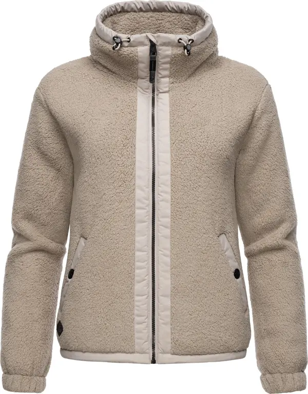 Ragwear Ragwear Flis jakna 'Nordicka'  bež / bijela