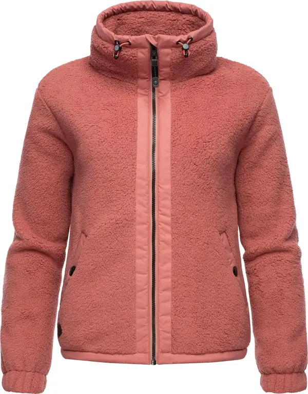 Ragwear Ragwear Flis jakna 'Nordicka'  prljavo roza