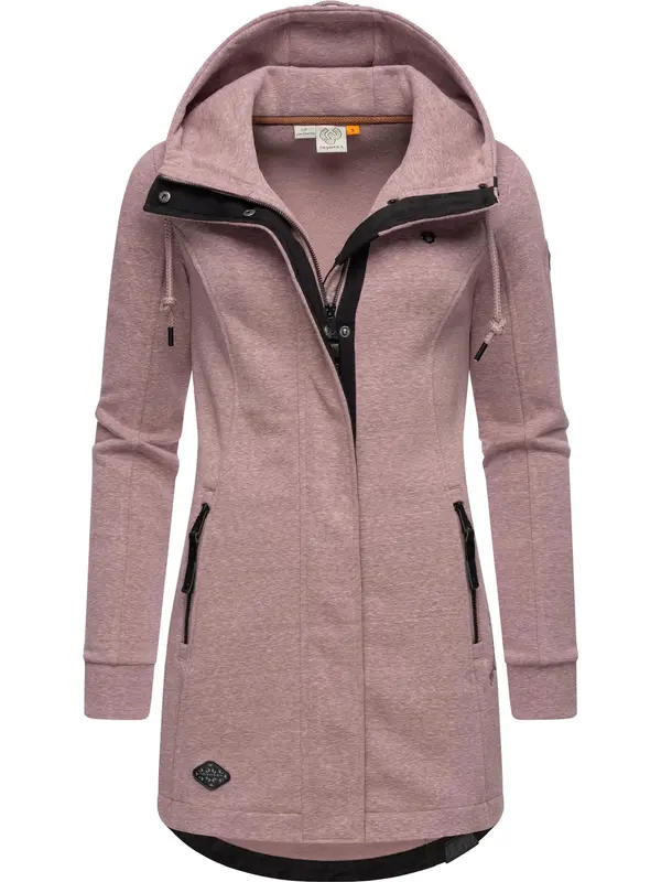 Ragwear Ragwear Gornji dio trenirke 'Letty'  sivkasto ljubičasta (mauve) / crna