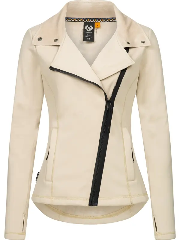 Ragwear Ragwear Gornji dio trenirke 'Saskie'  ecru/prljavo bijela / crna