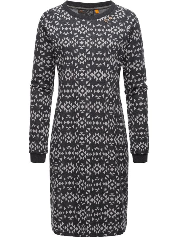 Ragwear Ragwear Haljina 'Dassa Aztec'  tamo siva / bijela