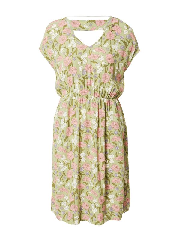 Ragwear Ragwear Haljina 'FLORRENCE'  bež / svijetloplava / svijetlozelena / roza