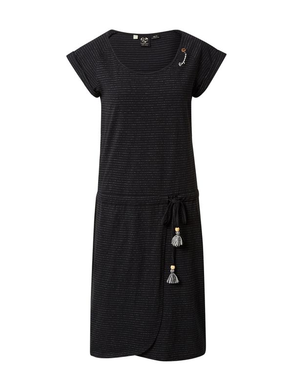Ragwear Ragwear Haljina 'GLITTER'  crna / bijela