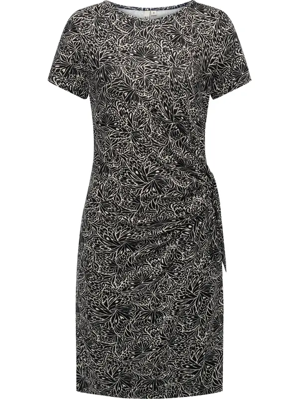 Ragwear Ragwear Haljina 'Knotta'  crna / bijela