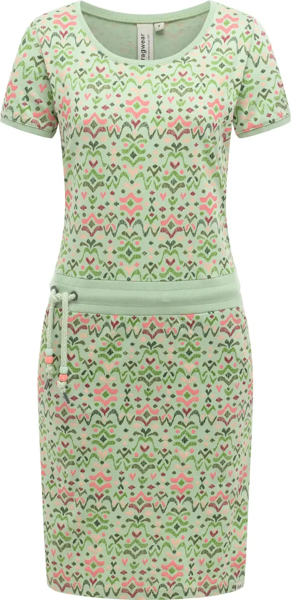 Ragwear Ragwear Haljina 'Youmodo'  zelena / pastelno zelena / roza / boja vina