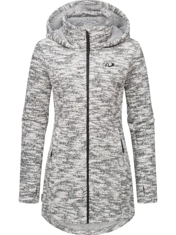 Ragwear Ragwear Kardigan 'Lyshka'  siva / bijela