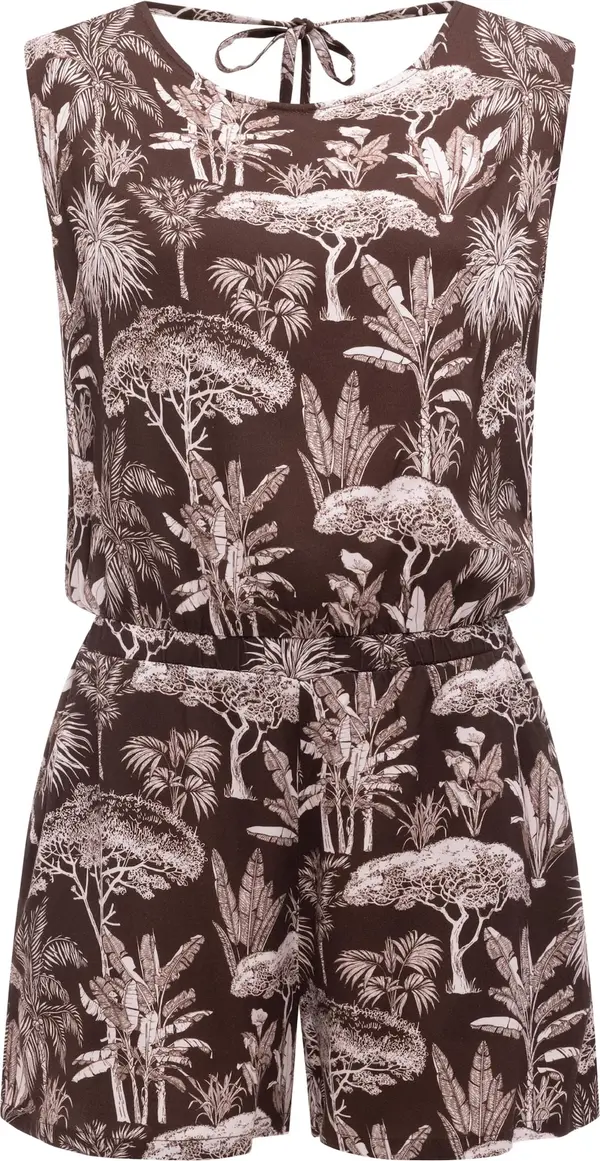 Ragwear Ragwear Kombinezon 'Zella'  tamno smeđa / bijela