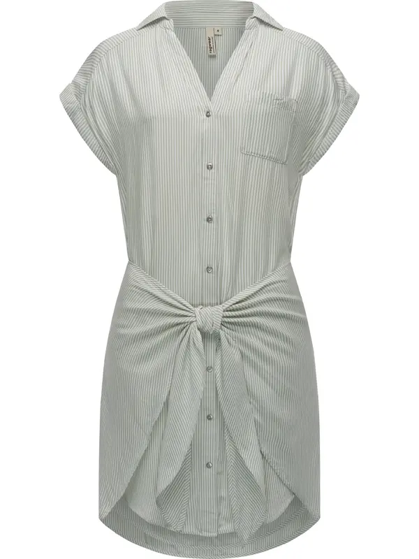 Ragwear Ragwear Košulja haljina 'Bahaya'  menta / bijela
