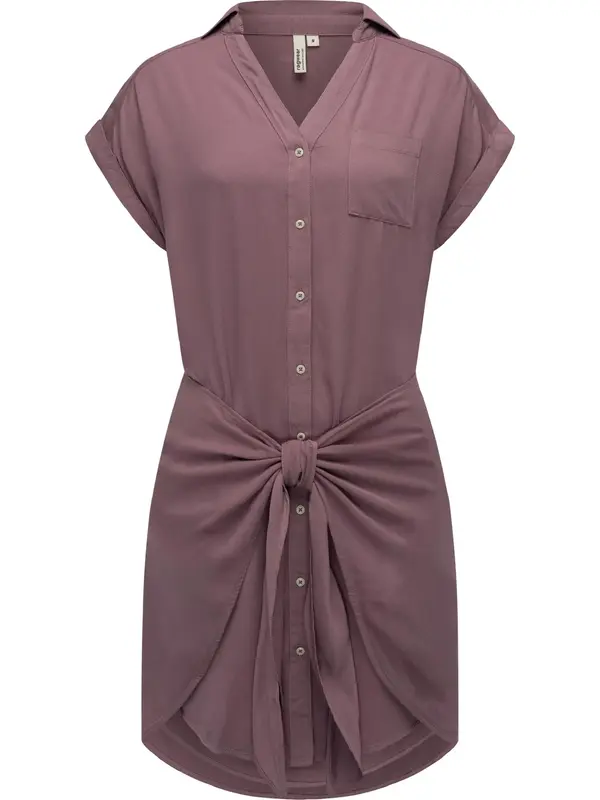 Ragwear Ragwear Košulja haljina 'Bahaya'  sivkasto ljubičasta (mauve)