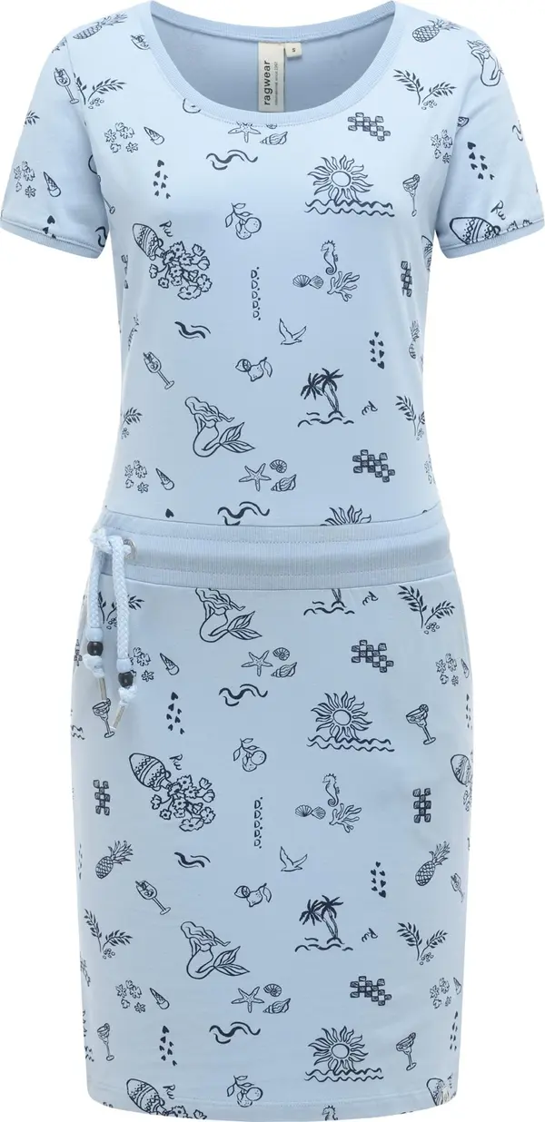 Ragwear Ragwear Ljetna haljina 'Baomi Summer'  svijetloplava / crna