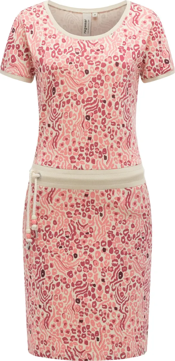 Ragwear Ragwear Ljetna haljina 'Baomi Zoo Youmodo'  bež / roza / tamno roza