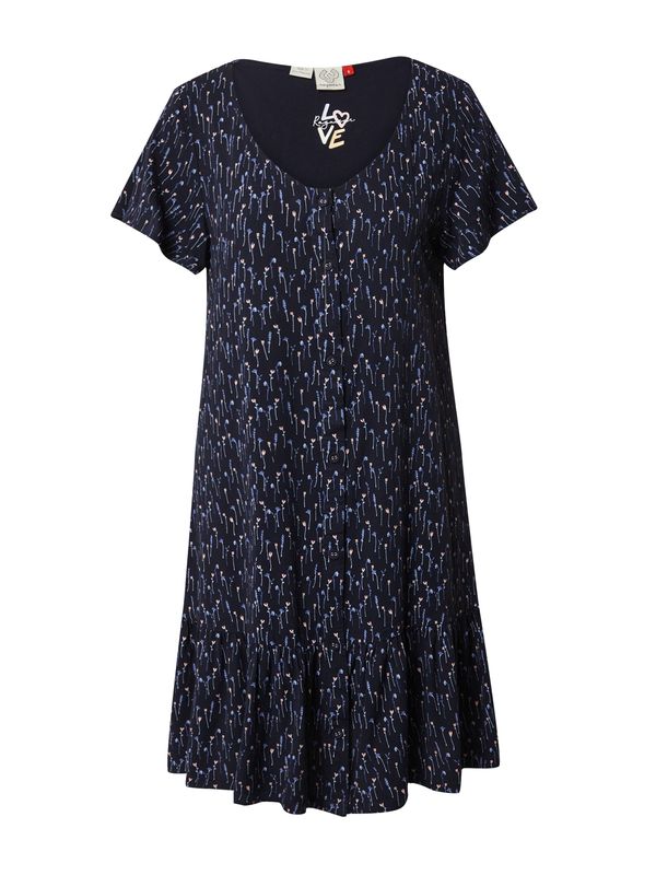 Ragwear Ragwear Ljetna haljina 'Fialina'  plava / mornarsko plava / bijela