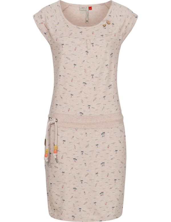 Ragwear Ragwear Ljetna haljina 'Penelope'  bež / antracit siva / crvena