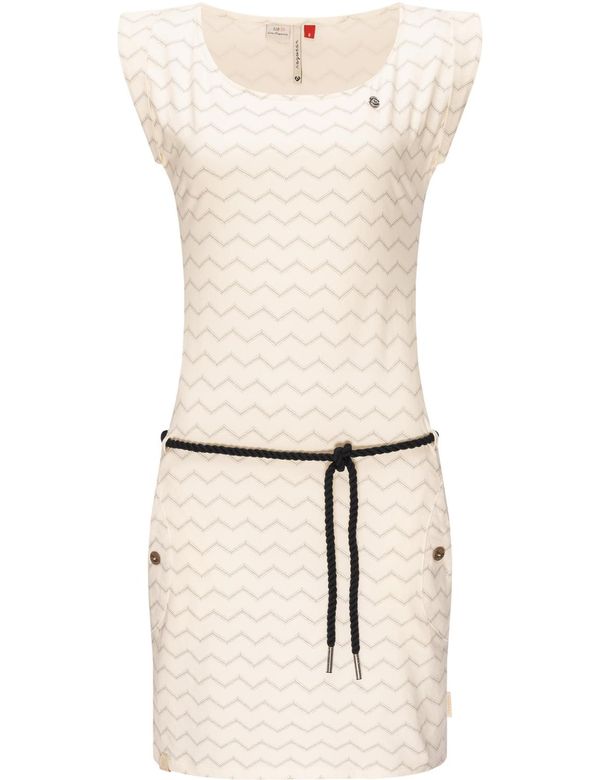 Ragwear Ragwear Ljetna haljina 'Tag Chevron'  bazalt siva / prljavo bijela