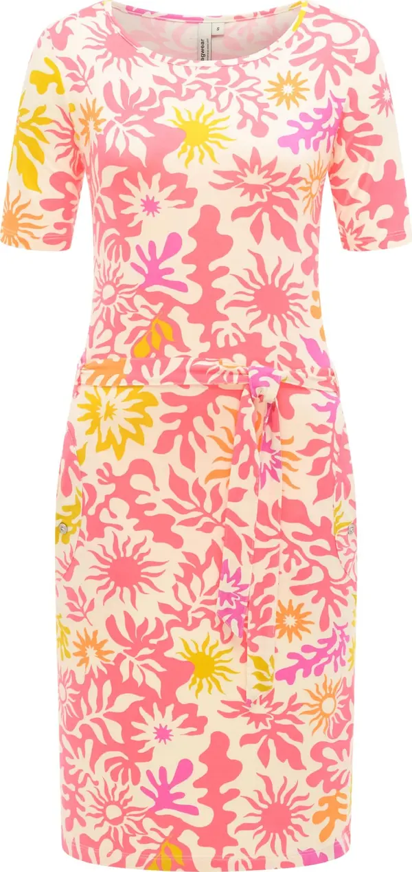 Ragwear Ragwear Ljetna haljina 'Taggiana'  žuta / ljubičasta / roza / bijela