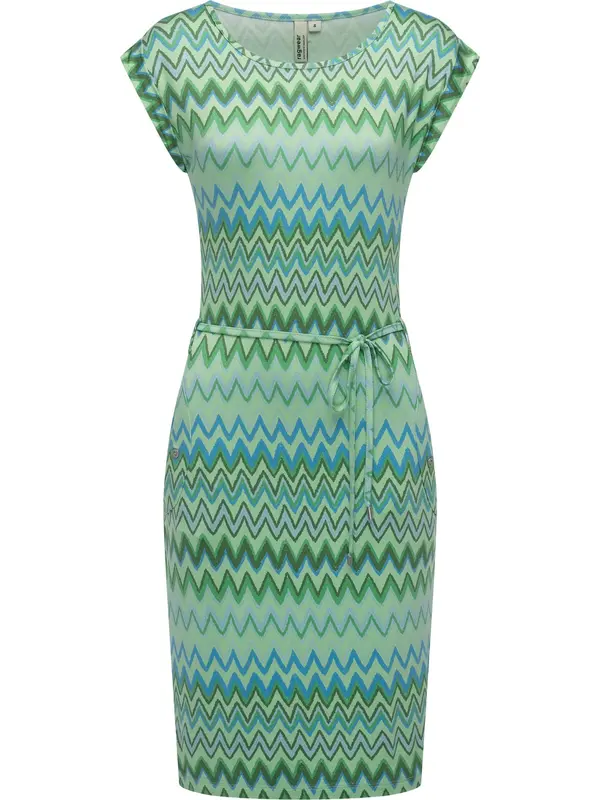 Ragwear Ragwear Ljetna haljina 'Taggien'  plava / zelena / menta / tamno zelena
