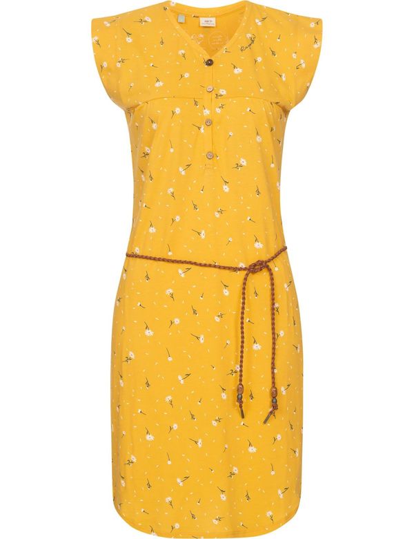Ragwear Ragwear Ljetna haljina 'Zofka'  tamno smeđa / žuta / bijela