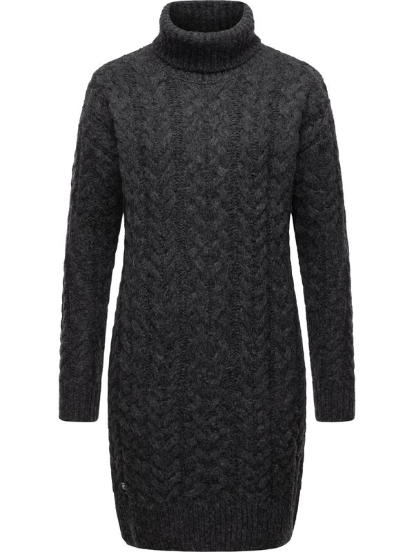 Ragwear Ragwear Pletena haljina 'Janna'  tamo siva